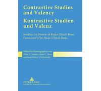Hans C. Boas Contrastive Studies and Valency Kontrastive Studien Und (Tascabile)