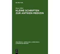 Hans Diller Kleine Schriften Zur Antiken Medizin (Copertina rigida)