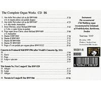 Hans Fagius - Bach Edition: Organ Works/Orgelwerke; Clavierübung III BWV 686-689; 4 Duets BWV 802-805; Concerto BWV 596; Trio Sonata No.5 BWV 529; Toccata BWV 566 / Fagius