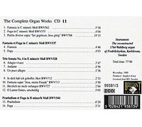Hans Fagius - Bach Edition: Organ Works/Orgelwerke; Fantasia BWV 562; Fuga BWV 575; Partite diversa sopra "Sei gegrüsset, Jesu gütig" BWV 768; Trio Sonata BWV 528; Praeludium & Fuga BWV 544; Fantasia & Fuga BWV 537; Chorales BWV 712, 713, 727 / Fagius