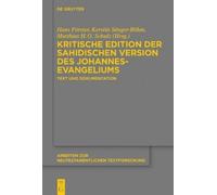 Hans Förster Kritische Edition der sahidischen Version des Jo (Copertina rigida)