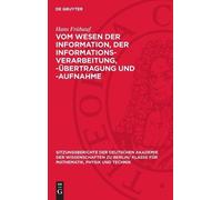 Hans Frühauf Vom Wesen Der Information, Der Informations-Vera (Copertina rigida)