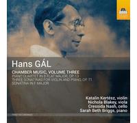 Hans Gál Hans Gál: Chamber Music - Volume 3 (CD) Album