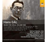 Hans Gál Hans Gál: Music for Viola - Volume 1 (CD) Album