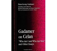 Hans-Georg Gadamer Gadamer on Celan (Tascabile)