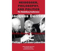 Hans-Georg Gadamer Philippe Lacoue-Labarthe J Heidegger, Philosophy (Tascabile)