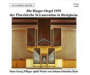 Hans Georg Pflüge The Rieger Organ of St Laurentius in Bietigheim-Bissinge (CD)