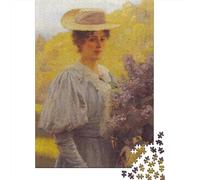 Hans Gude Puzzles in Legno, Rompicapo dipinto 1000 Pezzi, opere d'arte famose nel mondo Puzzle Impegnativi Adulti, Puzzle arte Di Natale, Regali Di Festa,