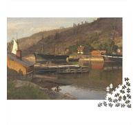 Hans Gude Rompicapo Adulti, 1000 Pcs Puzzle opere d'arte famose nel mondo Classici, Puzzles dipinto Giochi Rilassamento E Intelligence, Puzzle Impegnativi, Regalo Per Amore E Amico