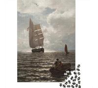 Hans Gude Rompicapo,Puzzle opere d'arte famose nel mondo, Puzzles dipinto Per Adulti, Jigsaw Puzzles, Impegnativo Puzzle Di Legno arte, Stampa A Colori 1000 Pcs