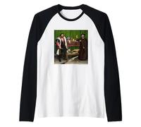 Hans Holbein The Younger The Ambassadors Maglia con Maniche Raglan