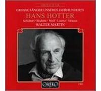 Hans Hotter - Sings Schubert/Brahms/Wolf/Loe
