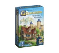 Hans im Glück Carcassonne - Ospite e cattedrali (Edizione 2025), 1a espansione, gioco di famiglia, 2-6 giocatori, 7+ anni, 45 minuti, Tedesco