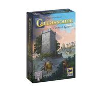 Hans im Glück, Carcassonne - Torri & Gauner (2025) Gioco Famiglia | 4. Espansione con nuove piastrine e torri per 2-6 giocatori, 45-55 minuti, gioco da tavolo dai 7 anni in su, tedesco