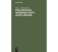Hans J. Dahms Philosophie, Wissenschaft, Aufklärung (Copertina rigida)