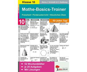 Hans-J. Schmidt Mathe-Basics-Trainer 10. Schuljahr: Grundlagentraini (Broschüre)