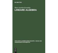 Hans-Joachim Kowalsky Lineare Algebra (Copertina rigida)