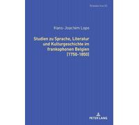 Hans-Joachim Lo Studien zu Sprache, Literatur und Kulturgesch (Copertina rigida)