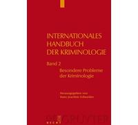 Hans Joachim Sc Internationales Handbuch der Kriminologie, Ba (Copertina rigida)