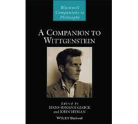 Hans-Johann Glock A Companion to Wittgenstein (Copertina rigida)