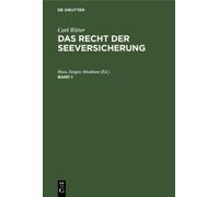 Hans Jürgen Abr Carl Ritter: Das Recht der Seeversicherung. B (Copertina rigida)