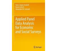 Hans-Jürgen Andreß Katrin Gols Applied Panel Data Analysis for Econ (Tascabile)