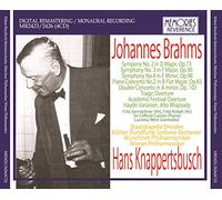 Hans Knappertsbusch - Brahms : Symphony No. 2 & Piano Concerto No. 2 / Hans Knappertsbusch