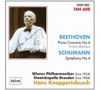 Hans Knappertsbusch - Hans Knappertsbusch - Beethoven: Piano Concerto No.4 / Schumann: Symphony No.4 [Japan CD] KICC-992