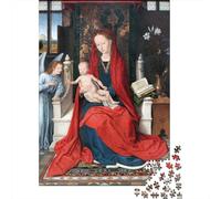 Hans Memling Puzzles Per Adulti, 1000 Pezzi Puzzle arte, Rompicapo opere d'arte famose nel mondo, museo Puzzle Impegnativi, Artwork-Giocattoli Colorati Per L'istruzione, Decorare La Stanza