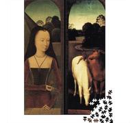 Hans Memling Rompicapo in Legno Per Adulti, Puzzle museo, Puzzles arte 1000 Pezzi Giochi Educativi, opere d'arte famose nel mondo Puzzle Impegnativi, Regalo Per Amore E Amico