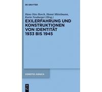 Hans Otto Horch Exilerfahrung und Konstruktionen von Identitä (Copertina rigida)
