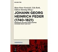 Hans-Peter Nowitzki Johann Georg Heinrich Feder (1740-1821) (Copertina rigida)