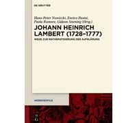 Hans-Peter Nowitzki Johann Heinrich Lambert (1728-1777) (Copertina rigida)