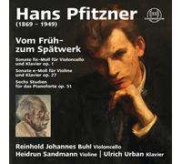 HANS PFITZNER (1869 - 1949) Vom Fruh- Zum Spatwerk (CD)
