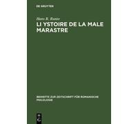 Hans R Runte Li Ystoire de la male marastre (Copertina rigida)