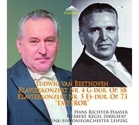 Hans Richter-Haaser (Klavier) - Herbert Kegel dirigiert Beethoven - Klavierkonzert Nr.4 G-Dur, op.58 und Nr.5 Es-Dur, op.73 "Emperor" - LIVE-Mitschnitte aus der Kongresshalle Leipzig (Weitblick-CD SSS0068-2) (Deutsches Rundfunkarchiv DRA)