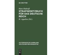 Hans Rüdorff Strafgesetzbuch Für Das Deutsche Reich (Copertina rigida)