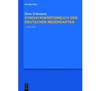 Hans Schemann Synonymwörterbuch der deutschen Redensarten (Copertina rigida)