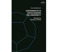 Hans Schildermans Experiments in Decolonizing the University (Tascabile)