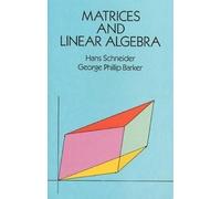 Hans Schneider Matrices and Linear Algebra (Tascabile)