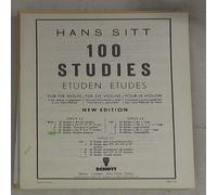 Hans Sitt - 100 Studies for Violin Book V Schott Didattica