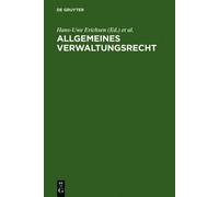 Hans-Uwe Erichsen Allgemeines Verwaltungsrecht (Copertina rigida)