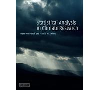 Hans von Storch Francis W. Zwi Statistical Analysis in Climate Resea (Tascabile)