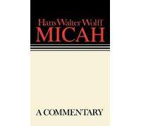 Hans Walter Wolff Micah (Copertina rigida) Continental Commentaries