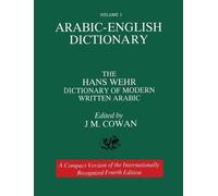 Hans Wehr Arabic-English Dictionary Vol.1 (Copertina rigida)