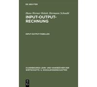 Hans-Werner Holub Herman Input-Output-Rechnung: Input-Output (Copertina rigida)