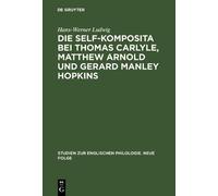 Hans-Werner Lud Die self-Komposita bei Thomas Carlyle, Matthe (Copertina rigida)