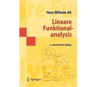 Hans Wilhelm Alt Lineare Funktionalanalysis (Tascabile) Masterclass