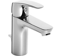 Hansa 45012283 - Rubinetto monocomando per lavello Hansapinto DN15 + spina (metallo) e attuatore a trazione, 6 l/min, profondità: 115 mm