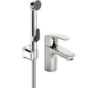 HANSA HANSAPINTO Mitigeur de lavabo, sans vidage, douchette fonctionnelle, saillie 107 mm, 45052283, 45052283